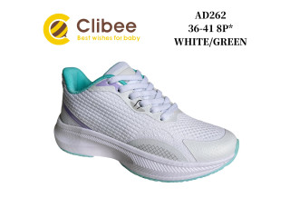 Кросівки Clibee AD262 white-green 36-41
