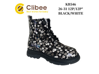 Черевики дитячі Clibee KB546 black-white 26-31