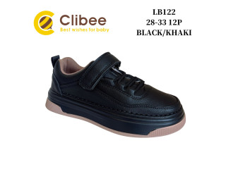 Кросівки дитячі Clibee LB122 black-khaki 28-33