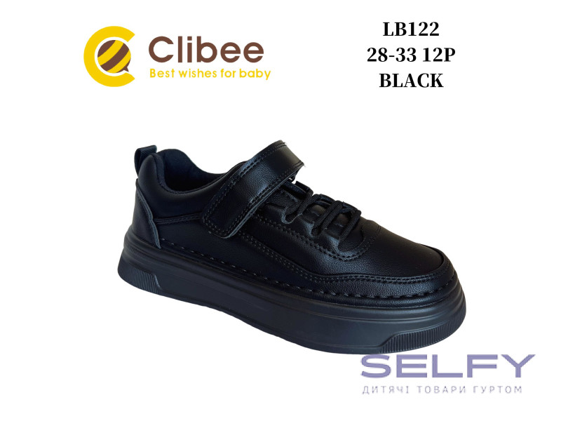 Кросівки дитячі Clibee LB122 black 28-33, Фото 1