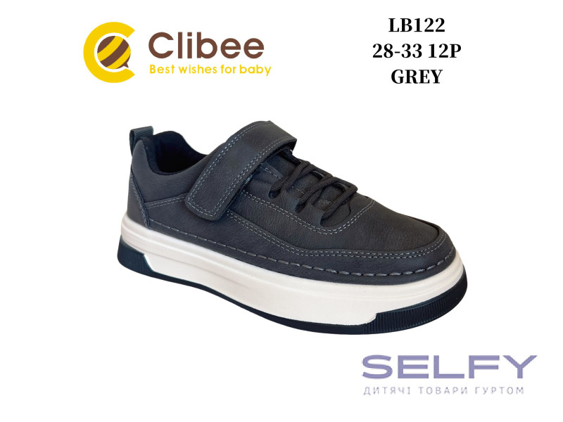 Кросівки дитячі Clibee LB122 grey 28-33, Фото 1