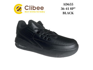 Кросівки Clibee AD655 black 36-41