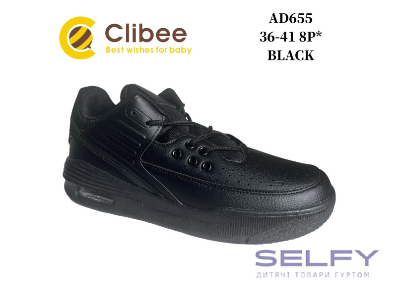 Кросівки Clibee AD655 black 36-41, Фото 1
