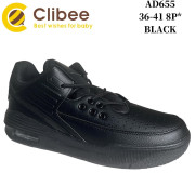 Кросівки Clibee AD655 black 36-41
