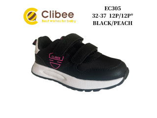 Кросівки дитячі Clibee EC305 black-peach 32-37