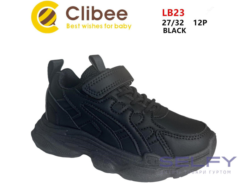 Кросівки дитячі Clibee LB23 black 27-32, Фото 1