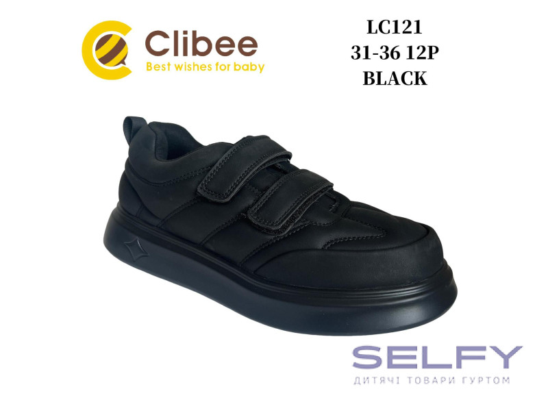 Кросівки дитячі Clibee LC121 black 31-36, Фото 1
