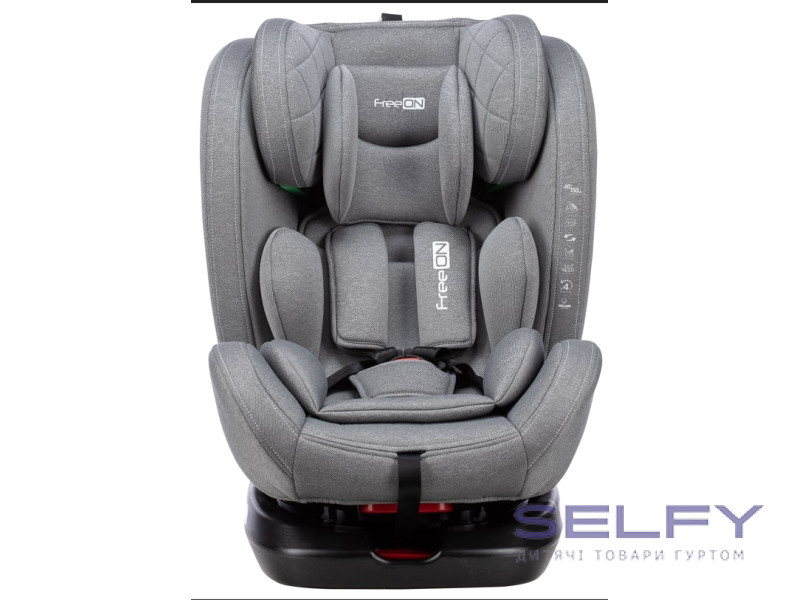 Автокрісло FreeON Sierra, i-Size 40-150 см, grey, Фото 1