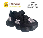 Кросівки дитячі Clibee LA985 black-pink 22-27