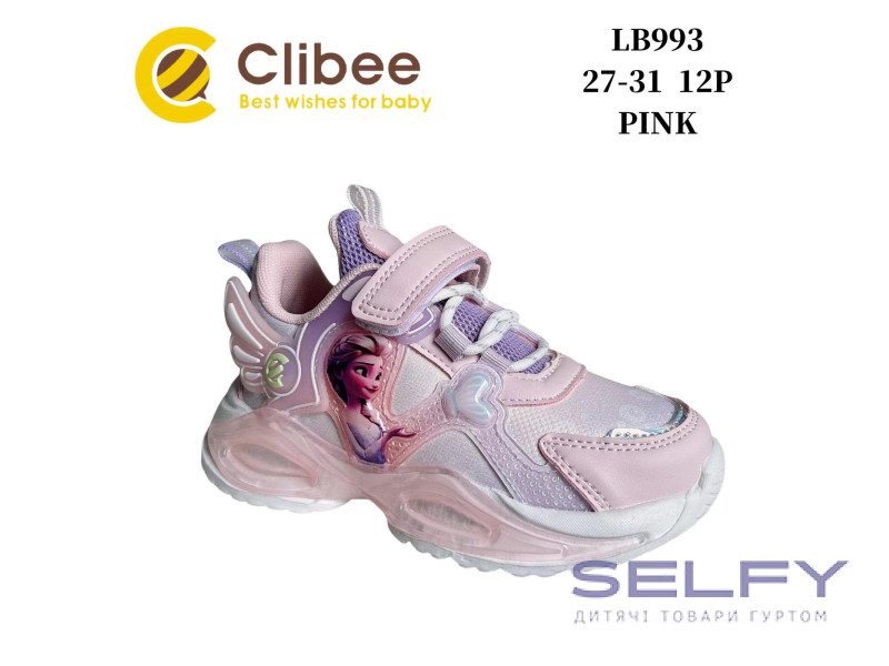 Кросівки дитячі Clibee LB993 pink 27-31, Фото 1