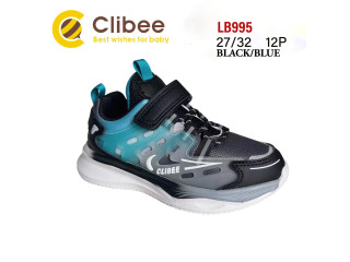 Кросівки дитячі Clibee LB995 black-blue 27-32