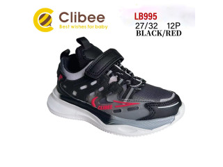 Кросівки дитячі Clibee LB995 black-red 27-32