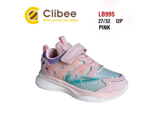 Кросівки дитячі Clibee LB995 pink 27-32