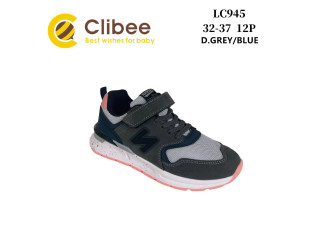 Кросівки дитячі Clibee LC945 d.grey-blue 32-37