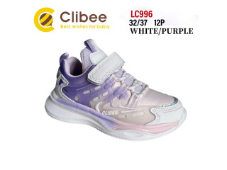 Кросівки дитячі Clibee  LC996 white-purple 32-37