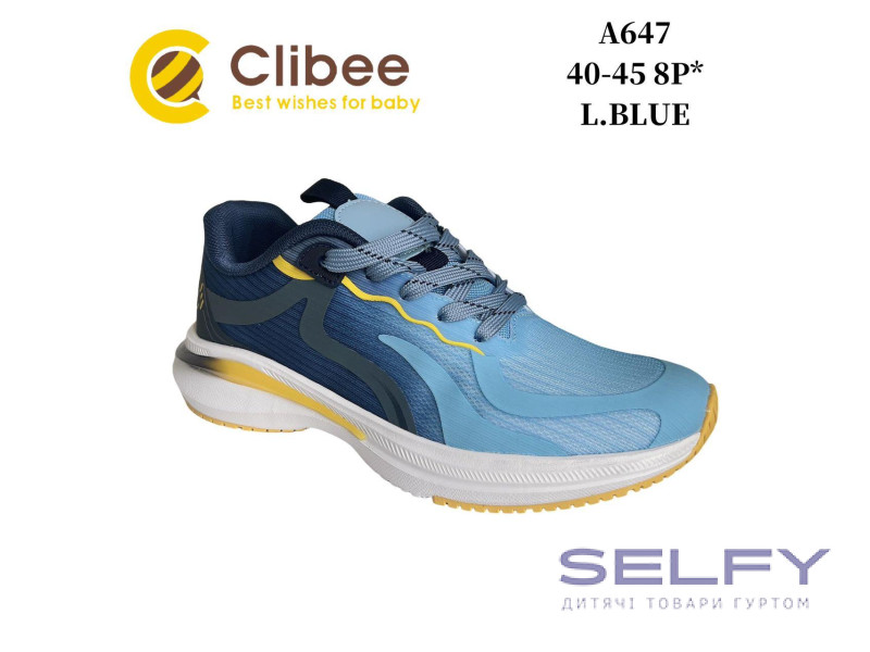 Кросівки дитячі Clibee A647 l.blue 40-45, Фото 1