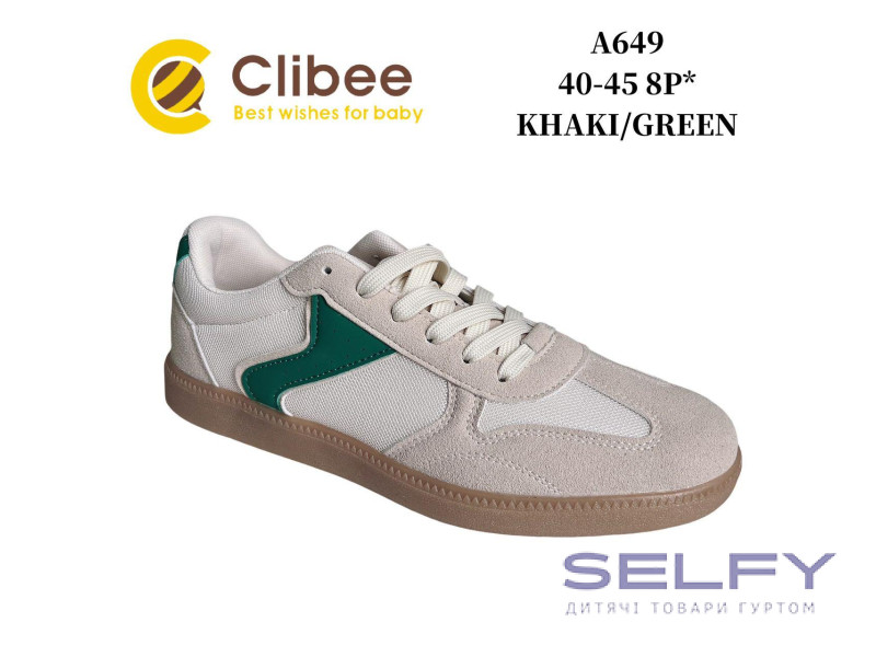 Кросівки дитячі Clibee A649 khaki-green 40-45, Фото 1
