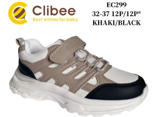 Кросівки дитячі Clibee EC299 khaki-black 32-37