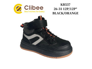 Хайтопи дитячі Clibee KB537 black-orange 26-31
