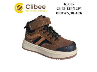 Хайтопи дитячі Clibee KB537 brown-black 26-31