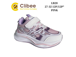 Кросівки дитячі Clibee LB20 pink 27-32