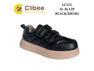 Кросівки дитячі Clibee LC121 black-khaki 31-36