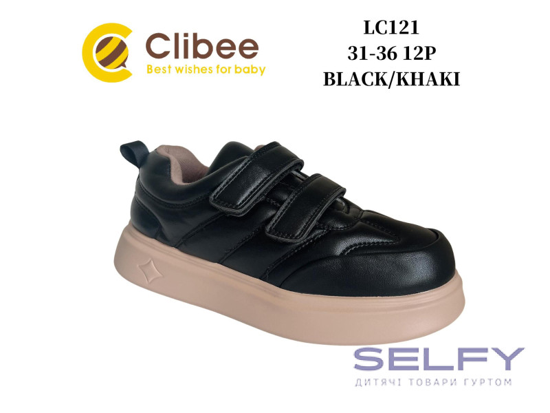 Кросівки дитячі Clibee LC121 black-khaki 31-36, Фото 1
