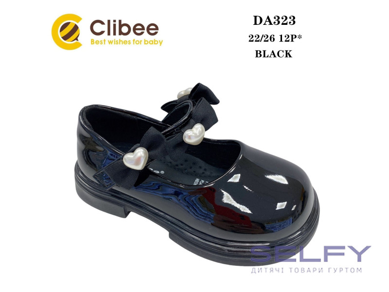 Туфлі дитячі Clibee DA323 black 22-26, Фото 1