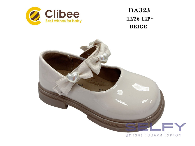 Туфлі дитячі Clibee DA323 white 22-26, Фото 1