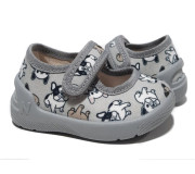 Denny 18-25 сірий. сіра підошва, бульдог