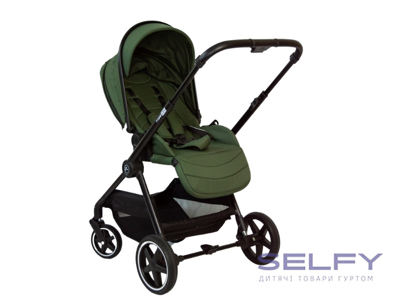 Коляска для дитини універсальна 3 в 1 FreeON Zack, olive, Фото 7