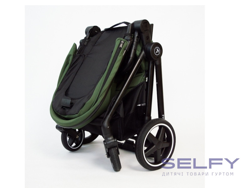 Коляска для ребенка универсальная 3 в 1 FreeON Zack, olive, Фото 9