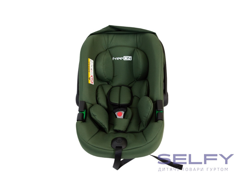 Коляска для ребенка универсальная 3 в 1 FreeON Zack, olive, Фото 11