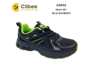Кросівки Clibee AD632 black-green 36-41