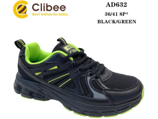 Кросівки Clibee AD632 black-green 36-41