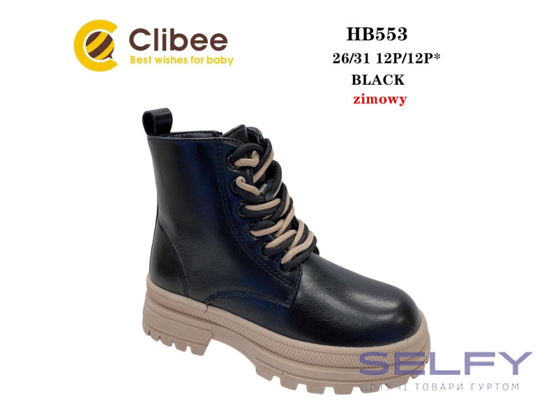 Черевики Clibee HB553 black 26-31, Фото 1