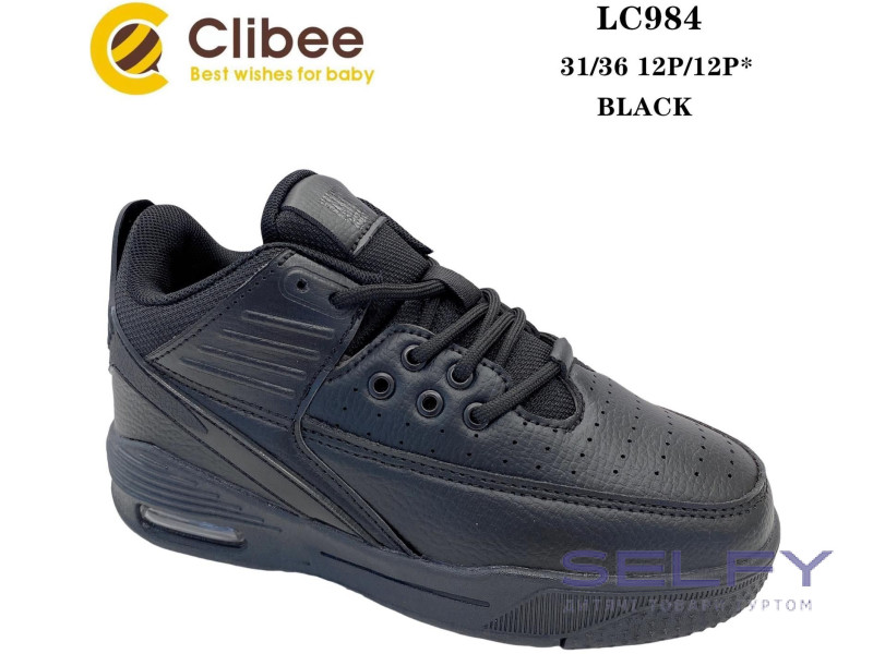 Кросівки Clibee LC984 black 31-36, Фото 1
