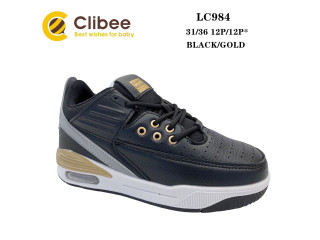 Кросівки Clibee LC984 black-gold 31-36