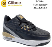 Кроссовки Clibee LC984 black-gold 31-36