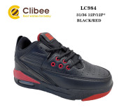 Кроссовки Clibee LC984 black-red 31-36