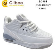 Кроссовки Clibee LC984 white-grey 31-36