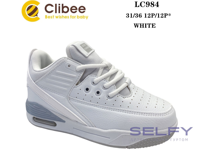 Кроссовки Clibee LC984 white-grey 31-36, Фото 1