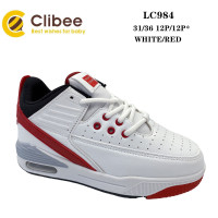 Кросівки Clibee LC984 white-red 31-36