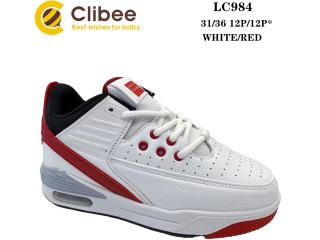 Кросівки Clibee LC984 white-red 31-36
