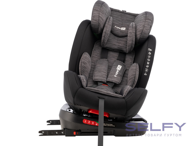 Автокрісло FreeON Sierra, 40 - 150, black-grey, Фото 9