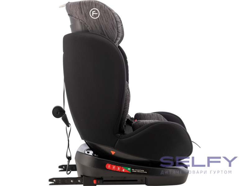 Автокрісло FreeON Sierra, i-Size 40-150 см, black-grey, Фото 3