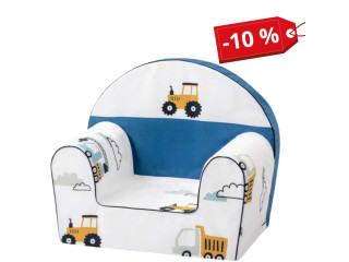Крісло дитяче Bubaba by FreeON Happy Builders, white - blue