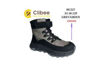 Черевики зимові Clibee HC527 grey-green 33-38