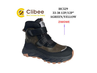 Черевики зимові Clibee HC529 agreen-yellow 32-37