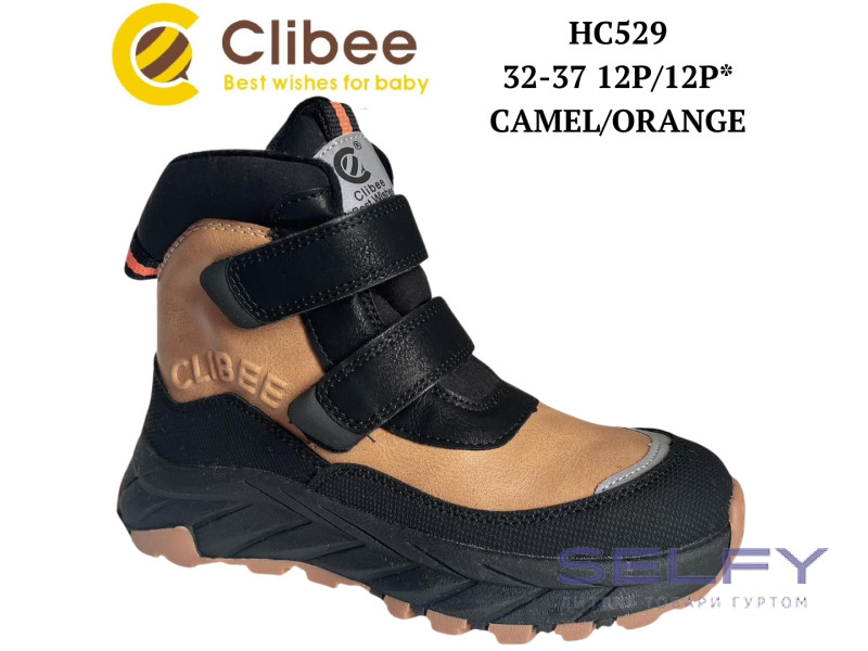 Черевики зимові Clibee HC529 camel-orange 32-37, Фото 1